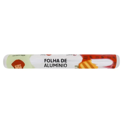 FOLHA DE ALUMÍNIO EM ROLO BILLA 30CM X 7 5M