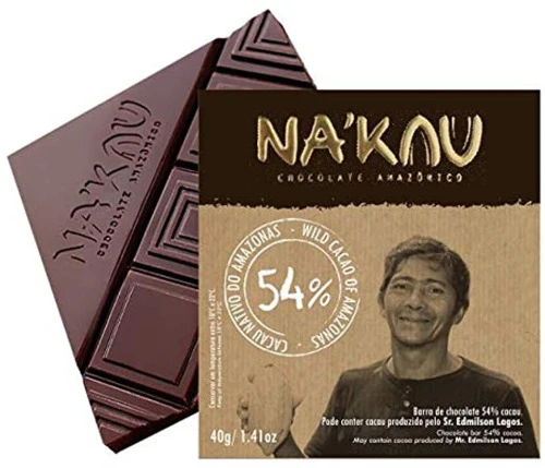 CHOCOLATE NAKAU 54% CACAU SELVAGEM