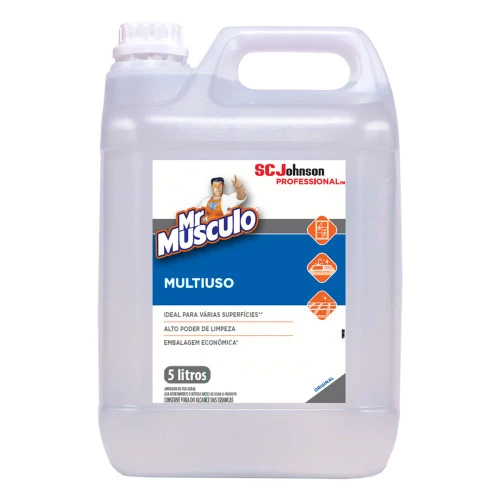 LIMPADOR MULTIUSO ORIGINAL MR MÁSCULO PROFESSIONAL GALÃO 5L EMBALAGEM ECONÔMICA