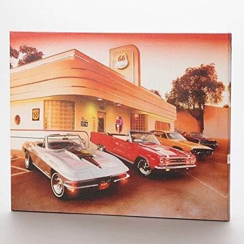 QUADRO COM LUZ ROJEMAC 40X50CM CARROS DE CORRIDA
