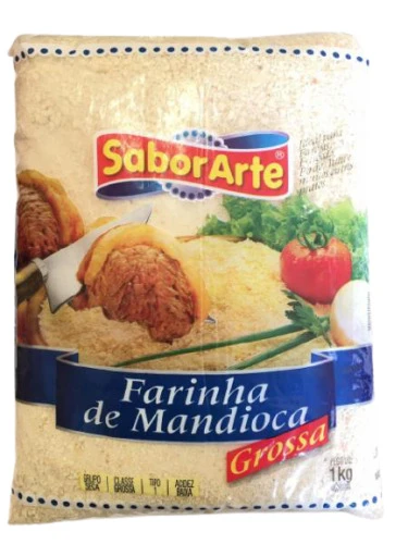 FARINHA MANDIOCA SABOR ARTE 1KG GROSSA