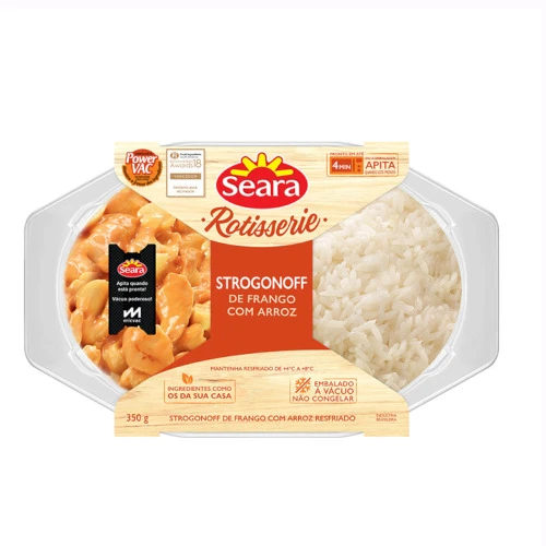 STROGONOFF SEARA 350G CONG FRANGO ARROZ