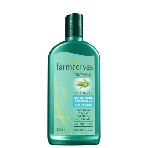SHAMPOO CHÁ VERDE FARMAERVAS