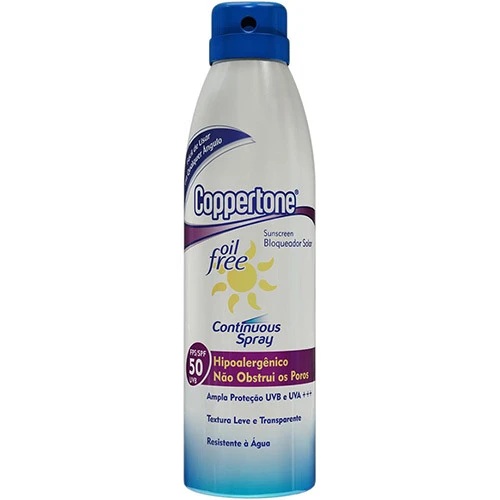 PROTETOR SOLAR COPPERTONE OIL FREE FPS 50