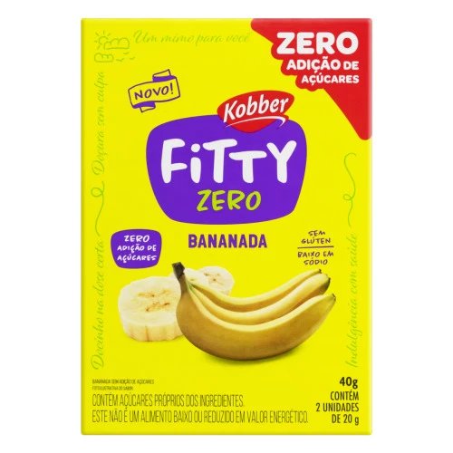 PACK BANANADA FITTY CAIXA 40G 2 UNIDADES