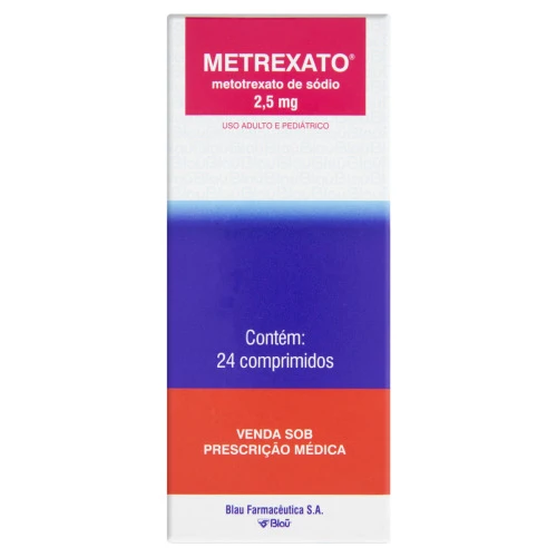 METREXATO 2 5MG BLAU CAIXA 24 COMPRIMIDOS