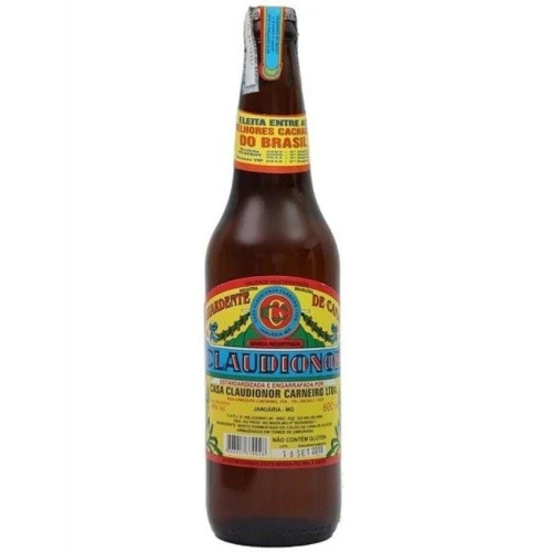 AGUARDENTE CACHAÇA CLAUDIONOR 600ML