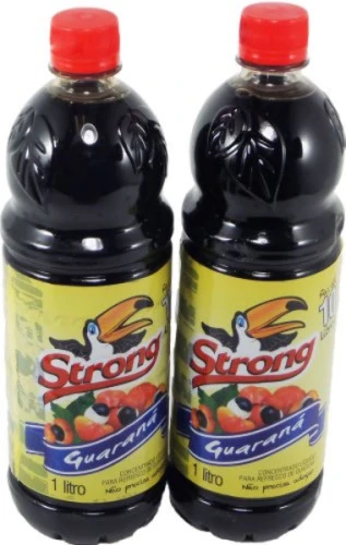 STRONG GUARANÁ SYRUP 33 8FL OZ PACK OF 02 CONCENTRADO XAROPE DE GUARANÁ 1L