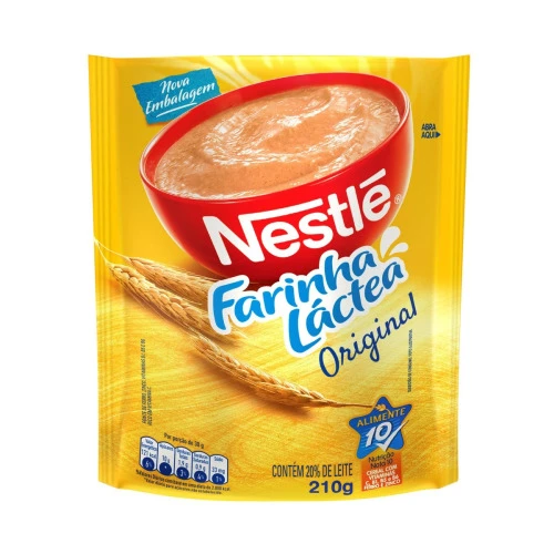 FARINHA LÁCTEA TRADICIONAL NESTLÉ SACHÊ 210G