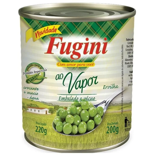 ERVILHA FUGINI 200G LATA