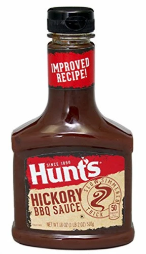 HUNT S HICKORY BROWN SUGAR BARBECUE SAUCE 21 6 OUNCE