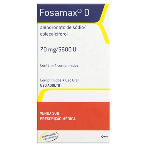 FOSAMAX D SUPERA CAIXA 4 COMPRIMIDOS