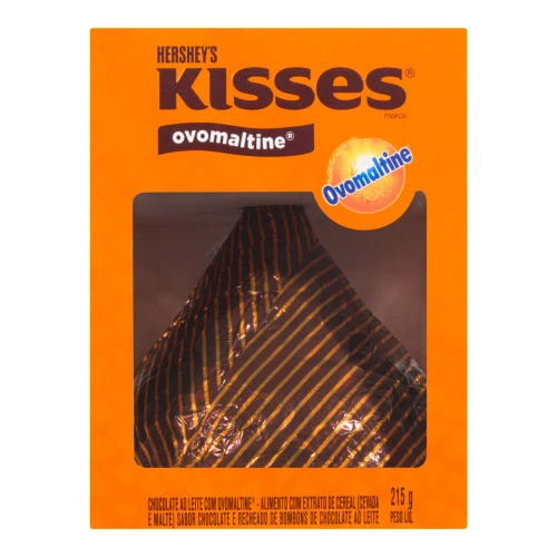 CHOCOLATE OVOMALTINE HERSHEY S KISSES CAIXA 215G
