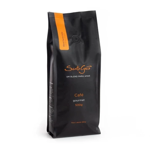 CAFÉ SANTO GRÃO BLEND EM GRÃOS 500G - EM GRÃOS