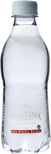 ÁGUA PLATINA PET COM GÁS 310ML