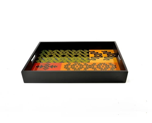 BANDEJA DECOR GLASS RETRATO OKA MAD VIDRO