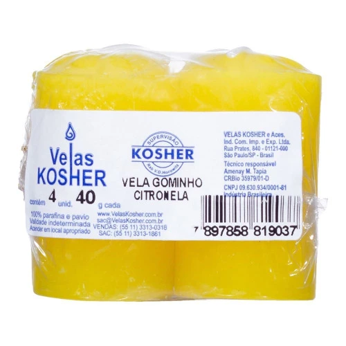 VELA KOSHER AROMATIZADA CINTRONELA UND