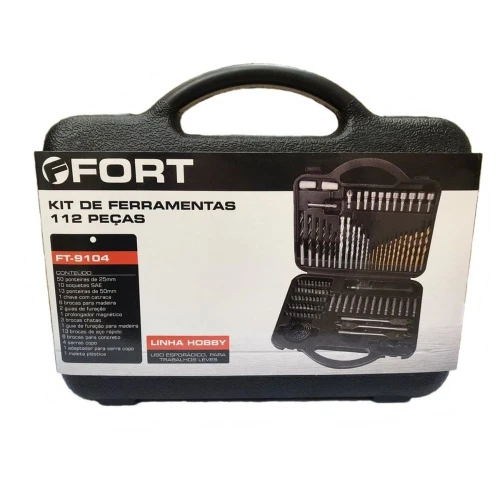 JOGO DE FERRAMENTAS FORT FT 9102 59PCS