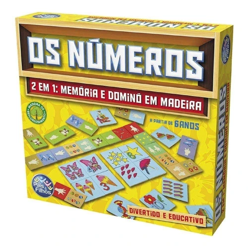 JOGO PAIS E FILHOS OS NUMEROS 2 EM 1 REF.2903 UN