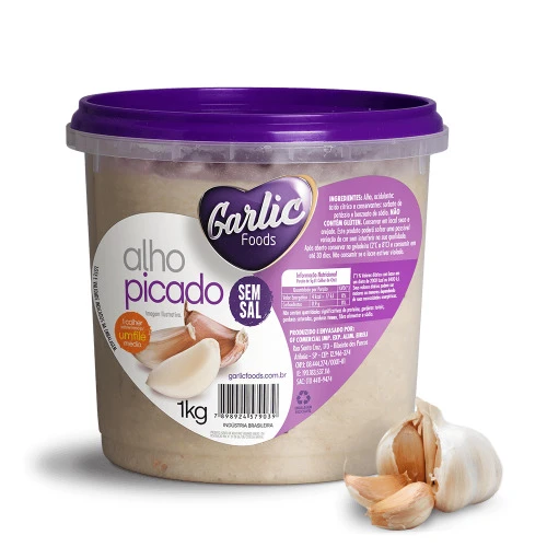 ALHO PICADO GRALIC FOODS 1KG