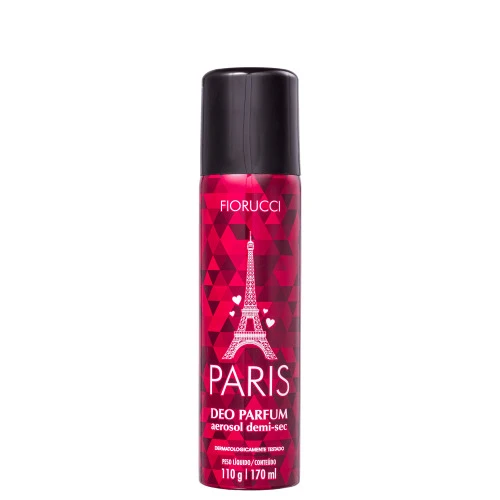 DESODORANTE FEMININO AEROSOL FIORUCCI PARIS 170ML