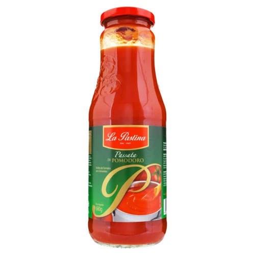 MOLHO DE TOMATE PASSATA LA PASTINA VIDRO 680G