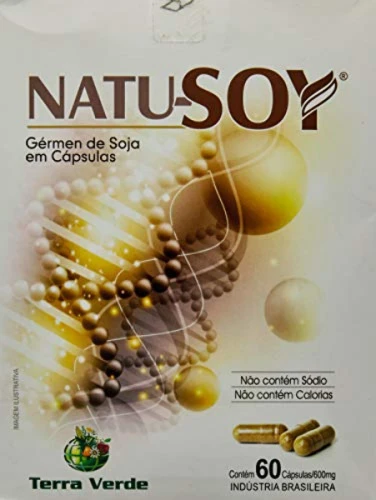 NATU SOY GÉRMEN DE SOJA ISOFLAVONA 60 CAPS TERRA VERDE