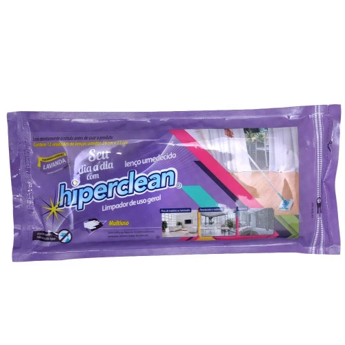 REFIL ÚMIDO HIPERCLEAN LAVANDA COM 12
