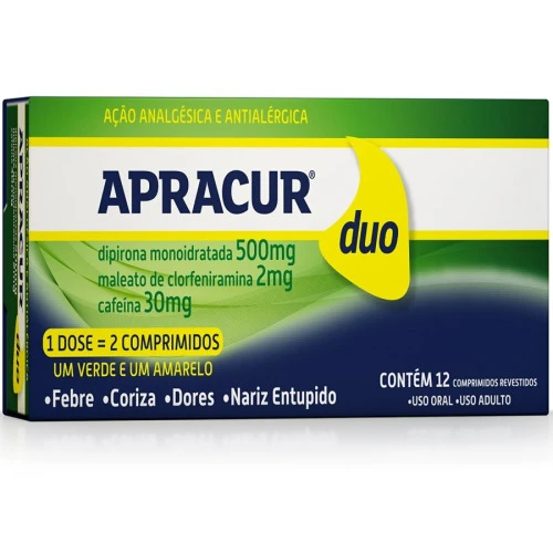 APRACUR DUO 12 COMPRIMIDOS
