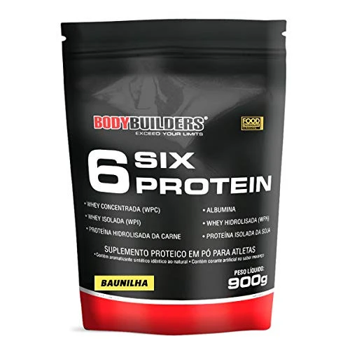 6 SIX PROTEIN REFIL BB 900GR BAUNILHA