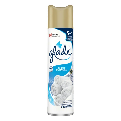 ODORIZADOR DE AMBIENTE TOQUE DE MACIEZ GLADE FRASCO 360ML