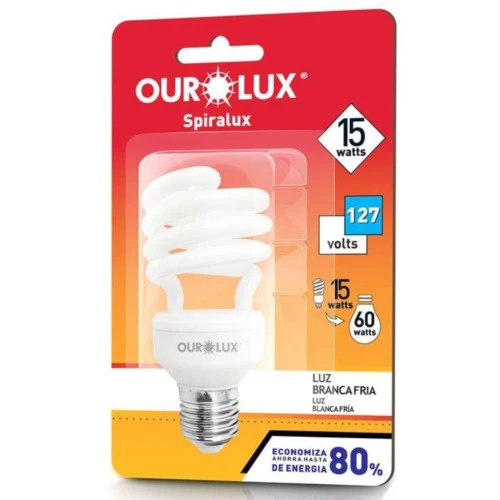 LÂMPADA SPIRALUX 15W 127V 6400K