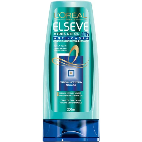 CONDICIONADOR ELSEVE 200ML HYDRA DETOX ANTI CASPA