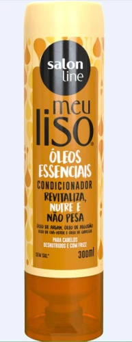 CONDICIONADOR SALON LINE MEU LISO OLEOS ESSENCIAIS 300ML