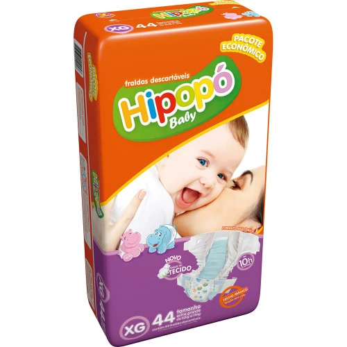 FRALDA HIPOPO BABY ECON COM 44 XG