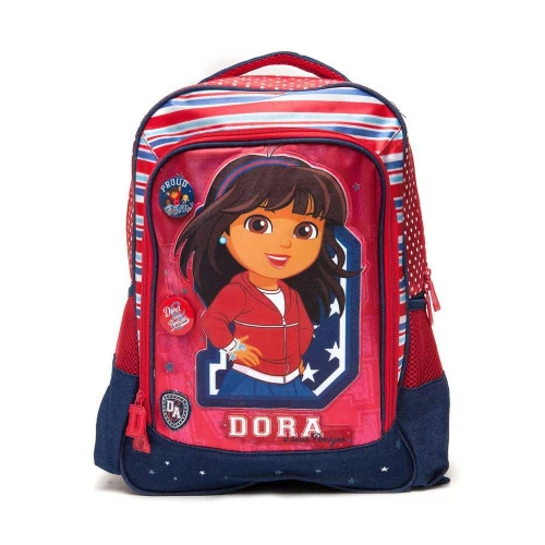 MOCHILA DORA VERMELHO AZUL