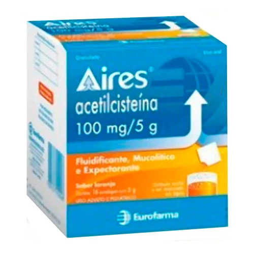 AIRES 100MG EUROFARMA 16 ENVELOPES 5G