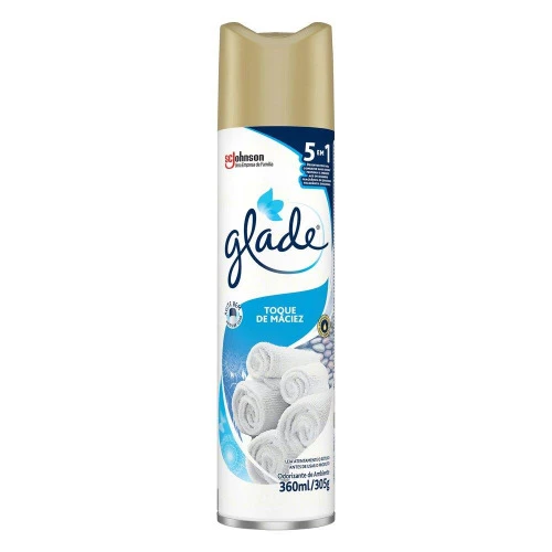 DESODORIZADOR GLADE AEROSSOL TOQUE DE MACIEZ 360ML