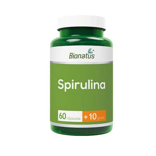 SPIRULINA GREEN COM 60 10 CPS GTS BIONATUS