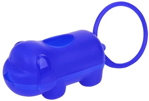 PORTA SACOLA COLETORA PLÁSTICO SANREMO PARA CÃES AZUL