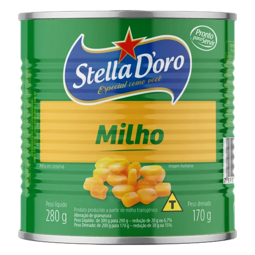 MILHO VERDE EM CONSERVA STELLA DORO LATA 170G