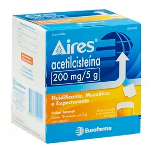 AIRES 200MG EUROFARMA 16 ENVELOPES 5G