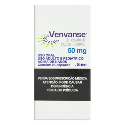 VENVANSE 50MG 28 CÁPSULAS SHIRE