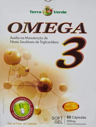 OMEGA 3 500MG SOFT GEL TERRA VERDE 60 CÁPSULAS