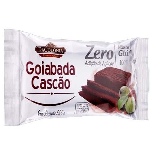 GOIABADA CASCÃO DACOLÔNIA PACOTE 200G