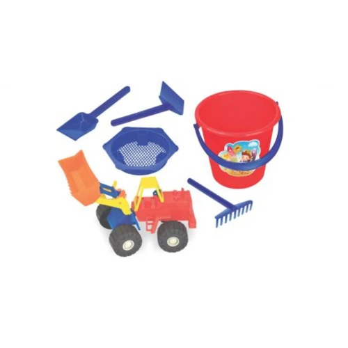 BRINQUEDO APOLO ESCAVADEIRA COM KIT PRAIA