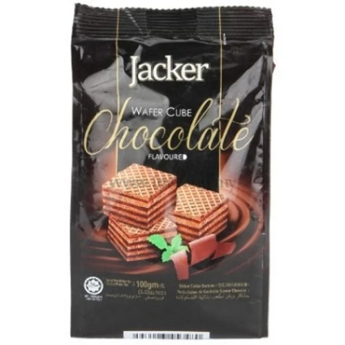 WAFER JACKER CUBE CHOCOLATE