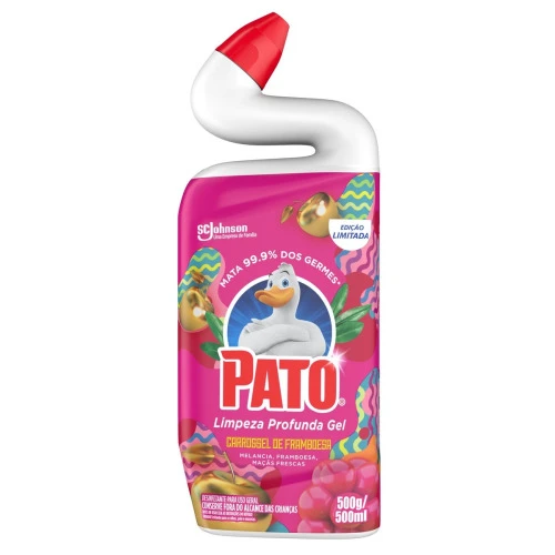 LIMPADOR SANITÁRIO PATO CARROSSEL DE FRAMBOESA ED. LTDA 500 ML