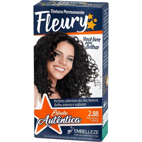 TINTURA EMBELLEZA FLEURY COLORAÇÃO ESPECIAL 2 88 PRETO ESPECIAL REAVIVAR