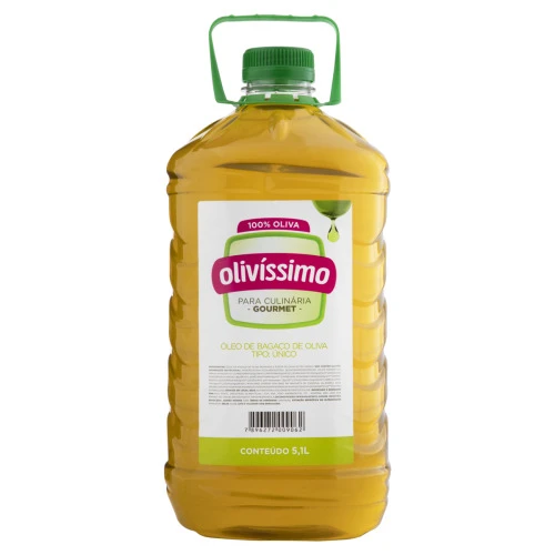 ÓLEO DE BAGAÇO DE OLIVA TIPO ÚNICO OLIVÍSSIMO GALÃO 5 1L
